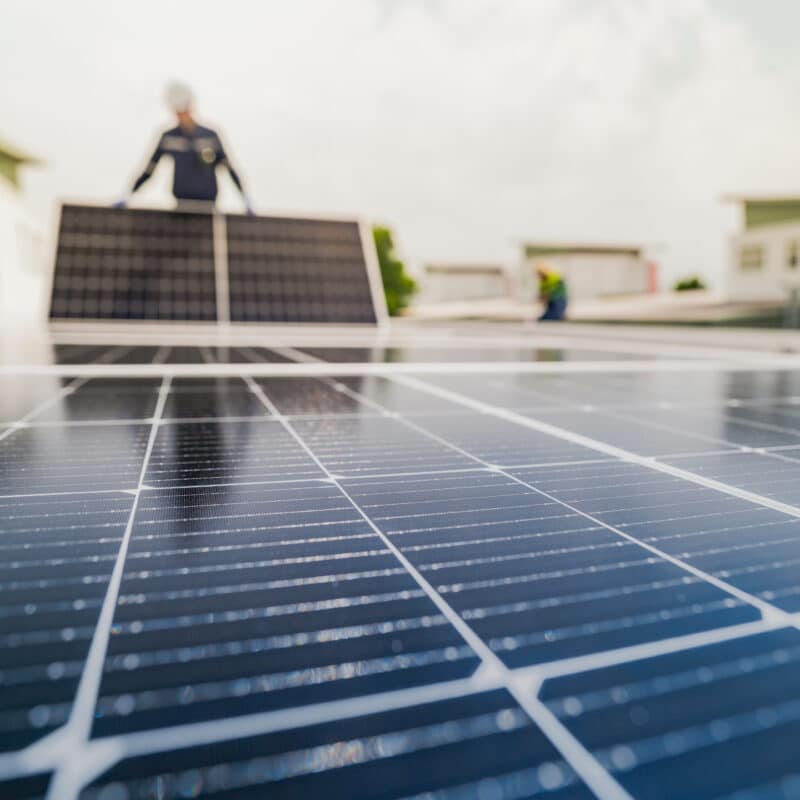 Rooftop solar pannels